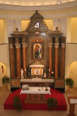 A Békekápolna oltára